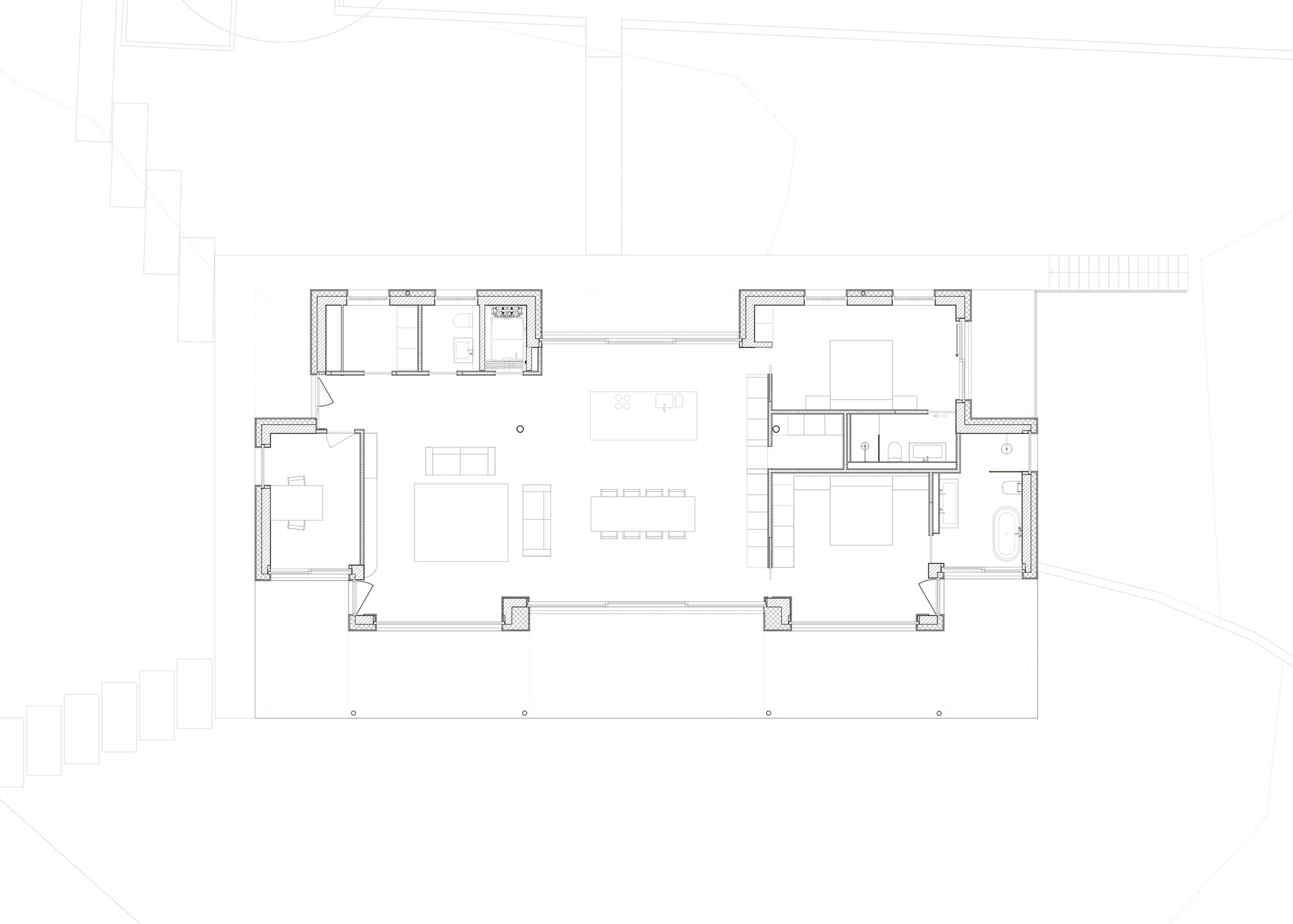 Villa Quinzano: Grundriss