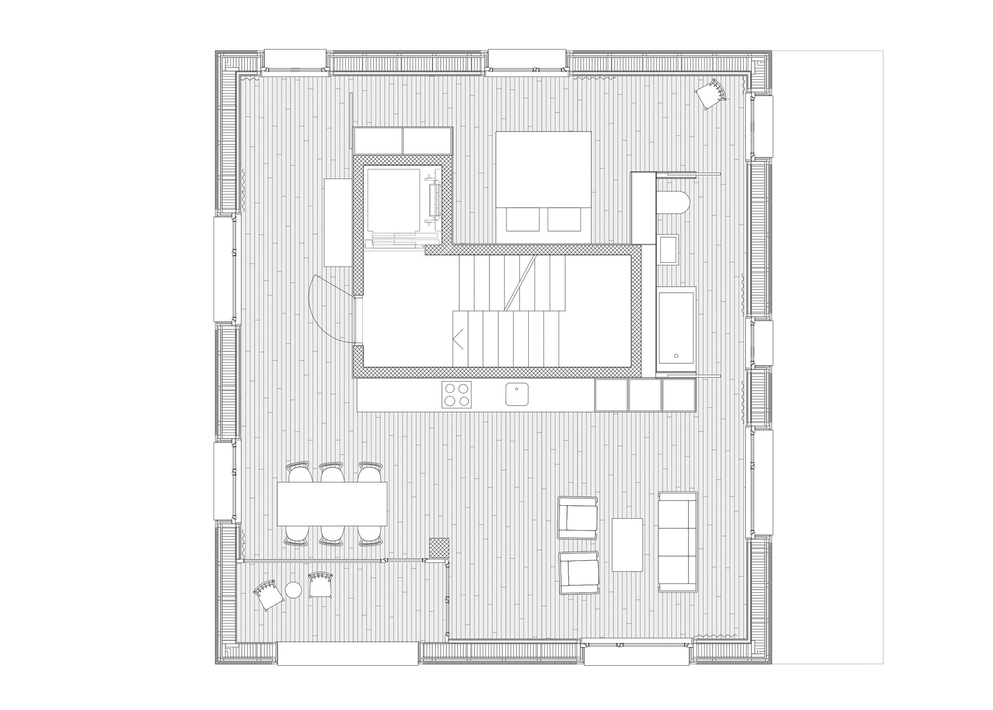 Tour da Leen: Grundriss Regelgeschoss